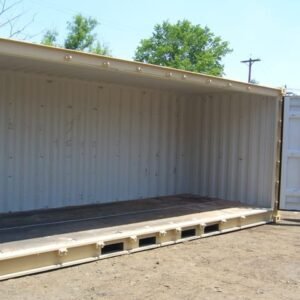 20ft long openside containers 8’6′ h and 9’6″ h